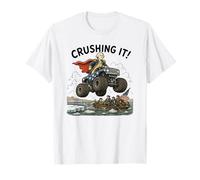 Crushing It George Washington Monster Truck 4 de Julio Camiseta