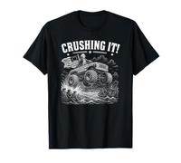 Crushing It George Washington Monster Truck 4 de Julio Camiseta