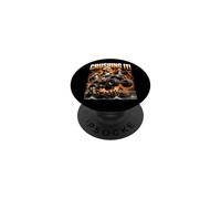 Crushing It George Washington Monster Truck 4 de Julio PopSockets PopGrip Adhesivo
