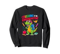 Crushing It In Kindergarten - Bonito regalo de diseño gráfico escolar Sudadera
