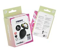 Crushious Cuore Plug Anal Mediano 4 Joyas Intercambiables 1ud