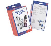 Plugs marca CRUSHIOUS Crushious Bijou Anal Wet Train Trio - Cristal Azul