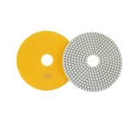 CruSio Almohadillas de Pulido de Diamante Húmedo Seco de 6 Pulgadas Y 150Mm Discos de Pulido Flexibles para Granito 30#/100#