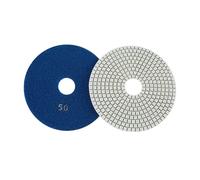 CruSio Almohadillas de Pulido de Diamante Húmedo Seco de 6 Pulgadas Y 150Mm Discos de Pulido Flexibles para Granito 30#/50#