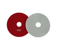 CruSio Almohadillas de Pulido de Diamante Húmedo Seco de 6 Pulgadas Y 150Mm Discos de Pulido Flexibles para Granito 30#/500#