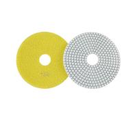 CruSio Almohadillas de Pulido de Diamante Húmedo Seco de 6 Pulgadas Y 150Mm Discos de Pulido Flexibles para Granito 30#/150#
