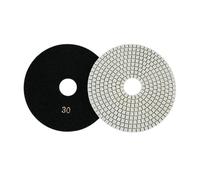 CruSio Almohadillas de Pulido de Diamante Húmedo Seco de 6 Pulgadas Y 150Mm Discos de Pulido Flexibles para Granito 30#/30#