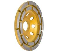 CruSio Muelas Abrasivas de Hormigón, Orificios de Muela de Copa Patrón de Corte Fresco para Piedra (115 Mm)