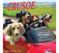 Crusoe the Celebrity Dachshund 2026 12 X 12 Wall Calendar