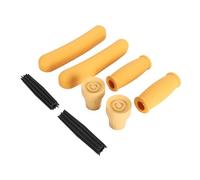 Crutch Pad Set | Soft Rubber Hand Grip & Underarm Pad for Aluminum/Wooden Crutches | Grip - Enhanced Tip Enhances Security & Comfort | Universal Fit 3/4 to 7/8 Inch