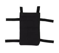 Crutch Storage Bag, Portable Carrying Pouch for Walker, sturdy Oxford Fabric, Black Design, Multi Functional with Strap, 20 x 30cm Size