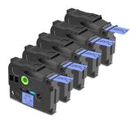 Cruxer Compatible con Brother P-touch TZe-541 Blue Lamined Bandas, Negro sobre Azul 0.70'' 18mm x 8m Cinta de escritura Reemplazo para Brother PT-P710BTH PT-D410 PT-E550WVP PT-P700 PT-2500PC (paquete