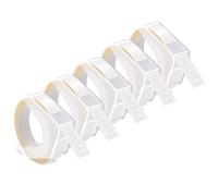 Cruxer Pack de 5 cintas de repujado compatibles con Dymo 3D S0898100 520101 de plástico transparente, 9 mm x 3 m, repuesto para 814580 1595GY 18577 20008CP Motex E-101 E-303