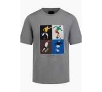 CRUYFF Turn Tee Ultimate Grey Talla: XS | Camisetas con Decoración Impresa Outlet | Hombre | Gris