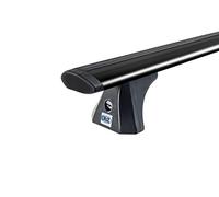 Cruz Arearicambi - Barras portaequipajes Modelo Airo Dark T aerodinamiche de Aluminio Color Negro 108cm Plateado