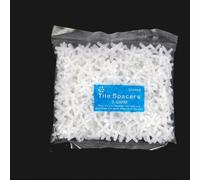Cruz blanca para espaciadores de azulejos, 500 piezas para proyectos de azulejos de suelo y pared, herramienta de construcción con opciones de grosor de 1 mm a 3 mm (3 mm)