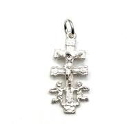 CRUZ CARAVACA EN PLATA DE LEY 925/1000 (CRUZ CARAVACA 2CM)