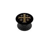 Cruz Celta de Jerusalén - Caballero Cristiano Nórdico PopSockets PopGrip Adhesivo