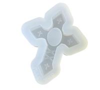 Cruz con correa de joyería colgante artístico de silicona para colgantes de joyería de arena rápida y decoraciones de consola, formas de manualidades de resina epoxi