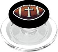 Cruz Cristiana de Futbolista Entrenador Fan Cross Jesucristo Dios PopSockets PopGrip para MagSafe