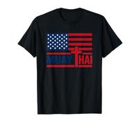 Cruz Cristiana, Dios Y Muay Thai; Bandera Estadounidense Y Camiseta