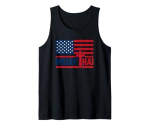 Cruz Cristiana, Dios Y Muay Thai; Bandera Estadounidense Y Camiseta sin Mangas