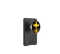 Cruz Cristiana Iluminación En El Cielo Fe Religioso PopSockets PopWallet para MagSafe