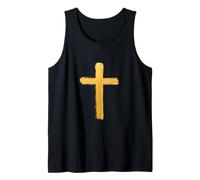 Cruz Cristiana Minimalista Dicho devocional Camiseta sin Mangas