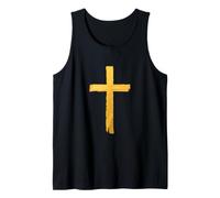 Cruz Cristiana Minimalista Dicho devocional Camiseta sin Mangas