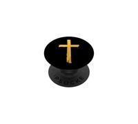 Cruz Cristiana Minimalista Dicho devocional PopSockets PopGrip Adhesivo
