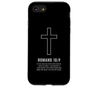 Cruz Cristiana Romanos versículo bíblico Minimalista Espiritual Hombres Arte Carcasa para iPhone SE (2020) / 7/8