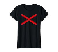 Cruz de Borgoña, Tercios españoles. Militar Camiseta, Mujer, Negro, 3XL