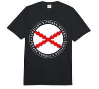 Cruz de Borgoña. Tercios españoles. Santiago y Cierra España Comfort Colors Adult Heavyweight T-Shirt