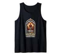 Cruz de Caballero Templario Cruzado Corazón Sagrado Camiseta sin Mangas