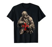 Cruz de Caballero templario táctico de Guerra Espiritual Moderna Camiseta