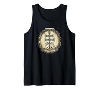 Cruz de Caravaca de la Cruz Cristiano Católico Camiseta sin Mangas