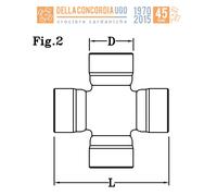 Cruz De Cardán 25 X 62,50 Para Quad RAM WT500 - CR771