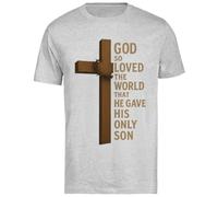 Cruz De Dios Camiseta Gris De Manga Corta para Hombre Unisex Black tee Baggy Oversized T-Shirt