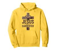 Cruz de fe Jesús era un Carpintero Sudadera con Capucha