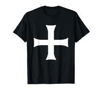 Cruz de Jerusalén Caballero Templario Guerrero Cristiano Cruzado Camiseta