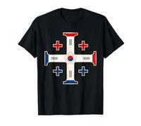 Cruz de Jerusalén de Corea del Sur - Corea del Sur católica Camiseta
