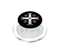 Cruz de Jerusalén de Corea del Sur - Corea del Sur católica PopSockets PopGrip para MagSafe