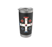 Cruz de Jerusalén de Corea del Sur - Corea del Sur católica Vaso térmico de acero inoxidable de doble pared