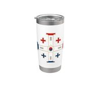 Cruz de Jerusalén de Corea del Sur - Corea del Sur católica Vaso térmico de acero inoxidable de doble pared