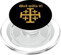 Cruz DE JERUSALÉN - Dios LO Quiere - Deus Vult PopSockets PopGrip para MagSafe