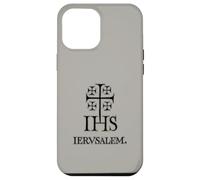 Cruz de Jerusalén IHS Christogram Cruzadas Historia Medieval Carcasa para iPhone 12 Pro MAX