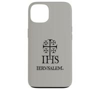 Cruz de Jerusalén IHS Christogram Cruzadas Historia Medieval Carcasa para iPhone 13