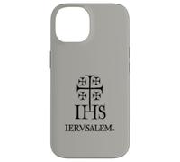 Cruz de Jerusalén IHS Christogram Cruzadas Historia Medieval Carcasa para iPhone 14
