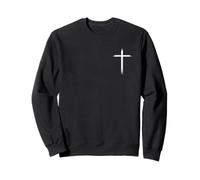 Cruz de Jesucristo para Hombres y Mujeres Cristianos Cruz de fe Sudadera