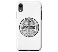 Cruz de San Benito Medalla de San Benito Cristiano Católico Carcasa para iPhone XR